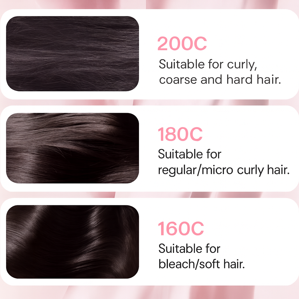 Mini Wireless Hair Straightener